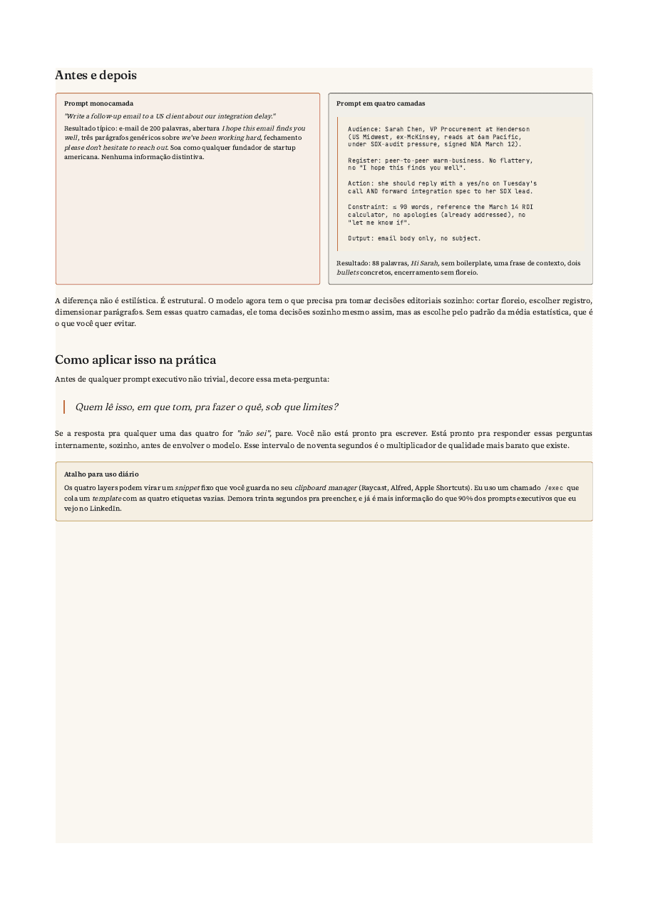 Cap. 01 · prompt em quatro camadas